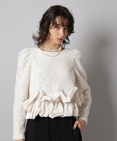 CADUNE(カデュネ) |裾バルーンブラウス