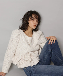 CADUNE(カデュネ) |裾バルーンブラウス