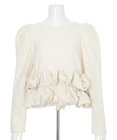 CADUNE(カデュネ) |裾バルーンブラウス