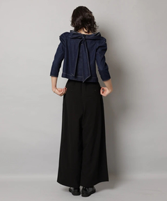 CADUNE(カデュネ) |ビジュー付きデニムトップス