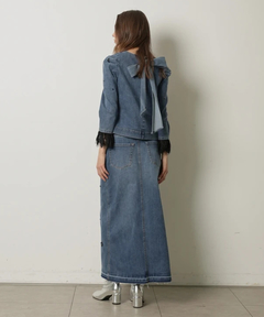 CADUNE(カデュネ) |ビジュー付きデニムトップス