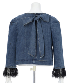 CADUNE(カデュネ) |ビジュー付きデニムトップス