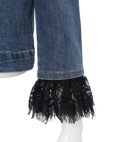 CADUNE(カデュネ) |ビジュー付きデニムトップス