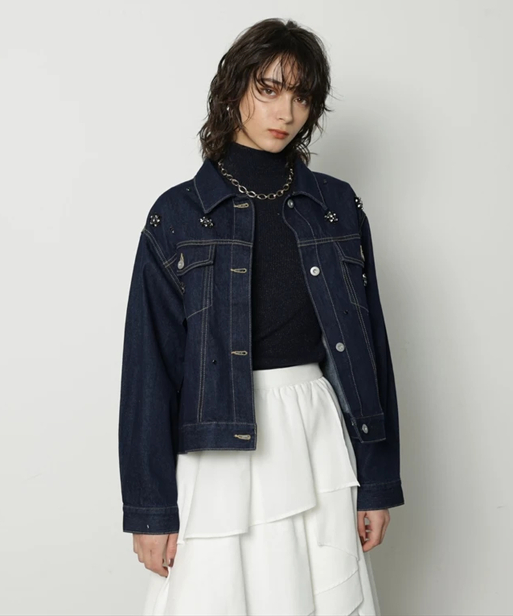 ビジュー付Gジャン | ジャケット | CADUNE（カデュネ） │【公式通販