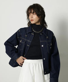 CADUNE(カデュネ) |ビジュー付Gジャン