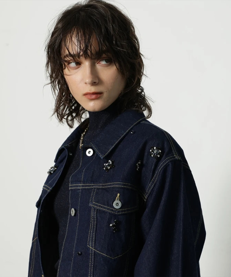 ビジュー付Gジャン | ジャケット | CADUNE（カデュネ） │【公式通販