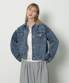 CADUNE(カデュネ) |ビジュー付Gジャン