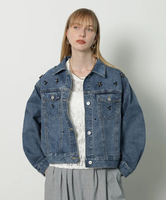 CADUNE(カデュネ) |ビジュー付Gジャン