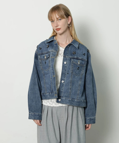 CADUNE(カデュネ) |ビジュー付Gジャン