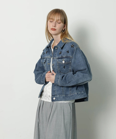 CADUNE(カデュネ) |ビジュー付Gジャン