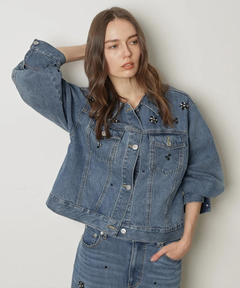 CADUNE(カデュネ) |ビジュー付Gジャン