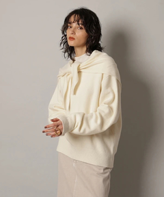 CADUNE(カデュネ) |スカーフ付きニット