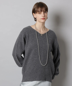 CADUNE(カデュネ) |スカーフ付きニット