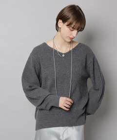 CADUNE(カデュネ) |スカーフ付きニット