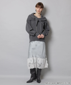 CADUNE(カデュネ) |スカーフ付きニット