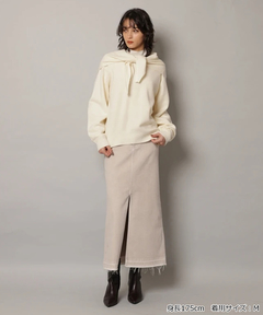 CADUNE(カデュネ) |スカーフ付きニット