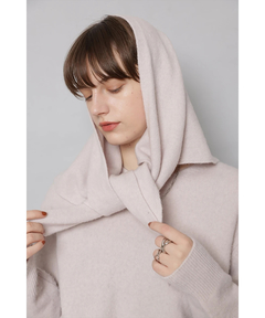 CADUNE(カデュネ) |スカーフ付きニット