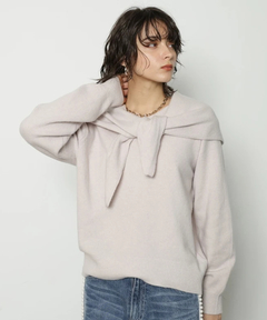 CADUNE(カデュネ) |スカーフ付きニット