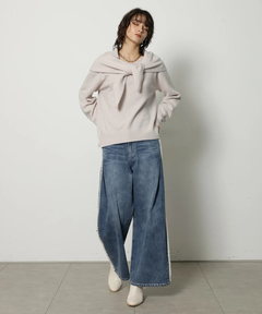 CADUNE(カデュネ) |スカーフ付きニット