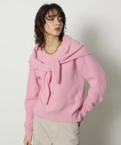 CADUNE(カデュネ) |スカーフ付きニット