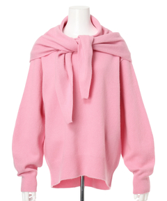 CADUNE(カデュネ) |スカーフ付きニット