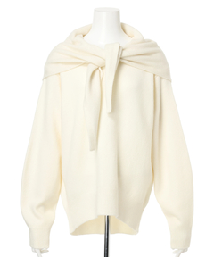 CADUNE(カデュネ) |スカーフ付きニット