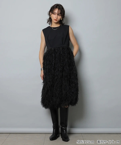 CADUNE(カデュネ) |フェザーバルーンワンピース