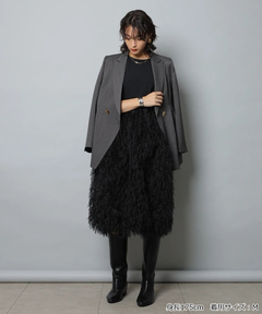 CADUNE(カデュネ) |フェザーバルーンワンピース