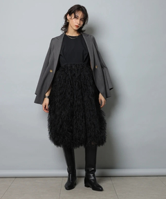 CADUNE(カデュネ) |フェザーバルーンワンピース