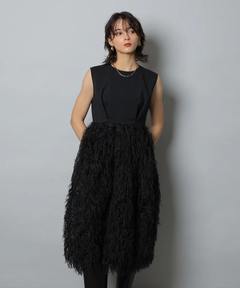 CADUNE(カデュネ) |フェザーバルーンワンピース