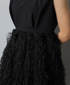 CADUNE(カデュネ) |フェザーバルーンワンピース