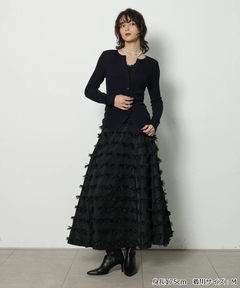 Arpege story フレアスカート　ブラック Arpege story フレアスカート 0 ブラック レディース : ZOZOTOWN Yahoo