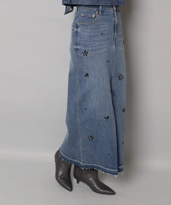 CADUNE(カデュネ) |ビジュー付きタイトスカート