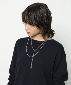 CADUNE(カデュネ) |レースキャミ付きスプリングカラー綿カシプルオーバー