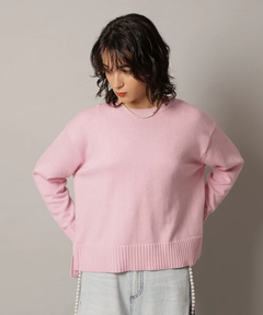 CADUNE(カデュネ) |レースキャミ付きスプリングカラー綿カシプルオーバー