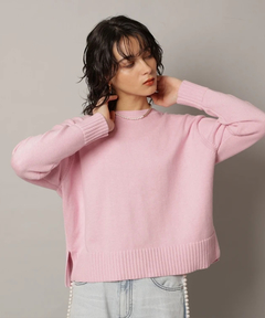 CADUNE(カデュネ) |レースキャミ付きスプリングカラー綿カシプルオーバー