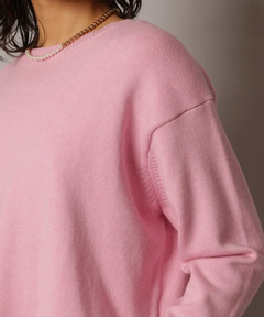 CADUNE(カデュネ) |レースキャミ付きスプリングカラー綿カシプルオーバー