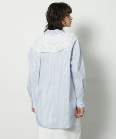 CADUNE(カデュネ) |[WEB LIMITED]レーススカーフシャツ