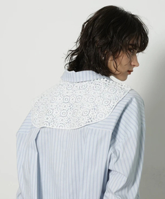 CADUNE(カデュネ) |[WEB LIMITED]レーススカーフシャツ
