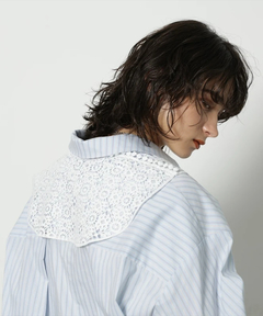 CADUNE(カデュネ) |[WEB LIMITED]レーススカーフシャツ