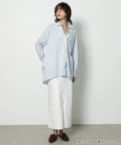 CADUNE(カデュネ) |[WEB LIMITED]レーススカーフシャツ