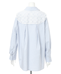 CADUNE(カデュネ) |[WEB LIMITED]レーススカーフシャツ