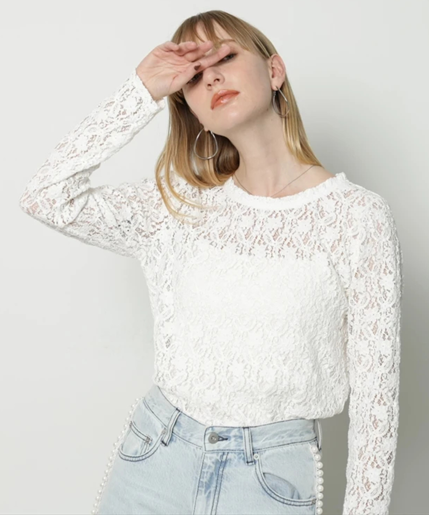 カデュネ　新品正規品　レースキャミブラウス　黒　アルページュストーリー レースキャミブラウス | シャツ・ブラウス | CADUNE（カデュネ