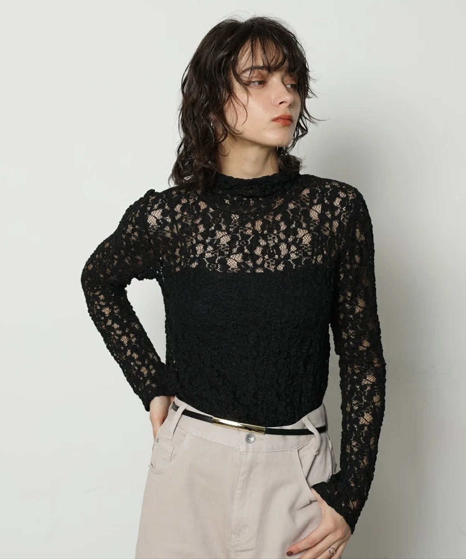 レースタートルプルオーバー | シャツ・ブラウス | CADUNE（カデュネ