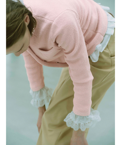 CADUNE(カデュネ) |柄編みジャケットカーデ