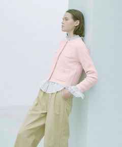 CADUNE(カデュネ) |柄編みジャケットカーデ