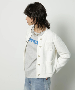 CADUNE(カデュネ) |柄編みジャケットカーデ