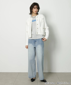 CADUNE(カデュネ) |柄編みジャケットカーデ