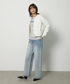 CADUNE(カデュネ) |柄編みジャケットカーデ