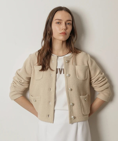 CADUNE(カデュネ) |柄編みジャケットカーデ